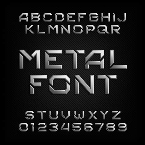 sheet metal font|Metal Fonts .